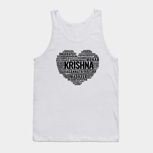 Iskcon - Krishna - Lost my heart in Vrindavan - Hindu gods - krsna Tank Top